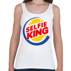 PRINTFASHION Selfie king - Női atléta - Fehér