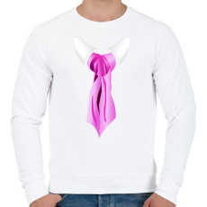 PRINTFASHION Selyem nyakkendő - Férfi pulóver - Fehér