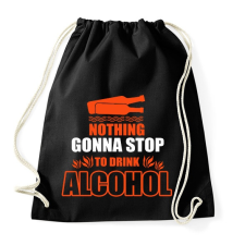 PRINTFASHION Semmi sem állíthat meg - Sportzsák, Tornazsák - Fekete tornazsák