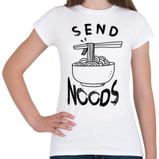 PRINTFASHION Send noods - Női póló - Fehér női póló