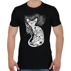 PRINTFASHION Senki nem tökéletes - Férfi póló - Fekete