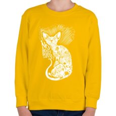 PRINTFASHION Senki nem tökéletes - Gyerek pulóver - Sárga