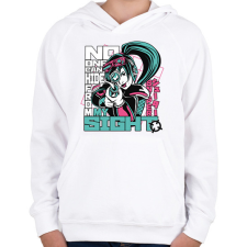 PRINTFASHION Senkit nem tévesztek szem elől - Gyerek kapucnis pulóver - Fehér gyerek pulóver, kardigán