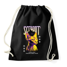 PRINTFASHION Servant - Sportzsák, Tornazsák - Fekete tornazsák