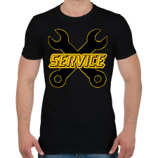 PRINTFASHION Service - Férfi póló - Fekete férfi póló