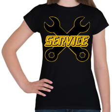 PRINTFASHION Service - Női póló - Fekete