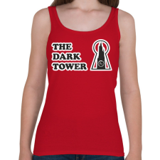 PRINTFASHION setét torony 1 - Női atléta - Cseresznyepiros női trikó