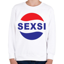 PRINTFASHION Sexsi - Gyerek pulóver - Fehér gyerek pulóver, kardigán