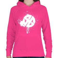 PRINTFASHION sgb1wh.png - Női kapucnis pulóver - Fukszia női pulóver, kardigán