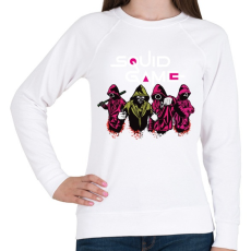 PRINTFASHION Sguid game - Nyerd meg az életed N9 - Női pulóver - Fehér