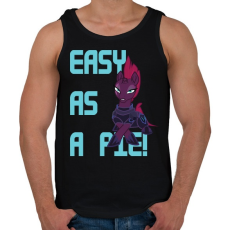 PRINTFASHION Shadow Tempest Menő Póni Ruci - Férfi atléta - Fekete