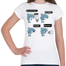 PRINTFASHION SharKAMEHAMEHAA..(B) - Női póló - Fehér