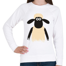 PRINTFASHION Shaun - Női pulóver - Fehér