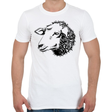 PRINTFASHION Sheep drawing - Férfi póló - Fehér