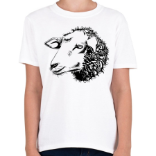 PRINTFASHION Sheep drawing - Gyerek póló - Fehér gyerek póló