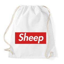 PRINTFASHION Sheep - Sportzsák, Tornazsák - Fehér tornazsák