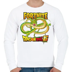 PRINTFASHION Shenron Glider - Fortnite game - Férfi pulóver - Fehér