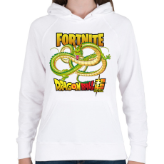 PRINTFASHION Shenron Glider - Fortnite game - Női kapucnis pulóver - Fehér