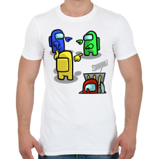 PRINTFASHION Shhhhh.... - Férfi póló - Fehér