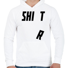 PRINTFASHION SHI T - Férfi kapucnis pulóver - Fehér