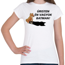 PRINTFASHION Shiba Batman meme - Női póló - Fehér női póló