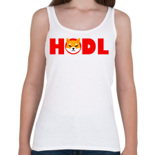 PRINTFASHION Shiba hodl - Női atléta - Fehér női trikó