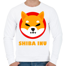 PRINTFASHION Shiba inu 01 - Férfi pulóver - Fehér férfi pulóver, kardigán