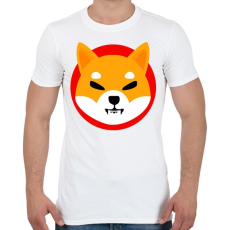 PRINTFASHION Shibacoin - Férfi póló - Fehér