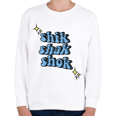 PRINTFASHION Shik Shak Shok - Gyerek pulóver - Fehér