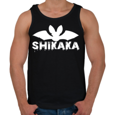 PRINTFASHION Shikaka - Férfi atléta - Fekete