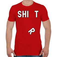 PRINTFASHION Shirt - Férfi póló - Piros