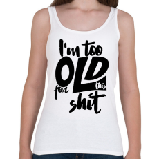 PRINTFASHION Shit 1 - Női atléta - Fehér