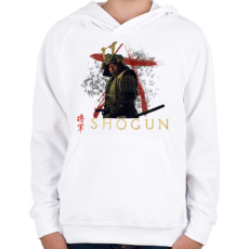 PRINTFASHION Shogun - Gyerek kapucnis pulóver - Fehér