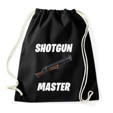PRINTFASHION Shotgun Master - Fortnite (Fehér) - Sportzsák, Tornazsák - Fekete tornazsák