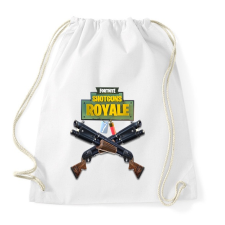 PRINTFASHION Shotguns Fortnite  - Sportzsák, Tornazsák - Fehér tornazsák