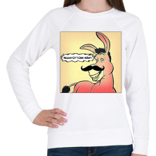 PRINTFASHION Shrek - szamár - Női pulóver - Fehér női pulóver, kardigán