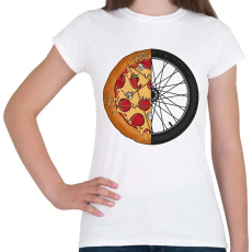 PRINTFASHION Sick riders crew - Női póló - Fehér