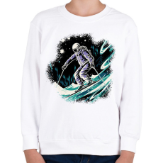 PRINTFASHION Síelő - Gyerek pulóver - Fehér