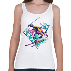 PRINTFASHION Síelő - Női atléta - Fehér