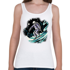 PRINTFASHION Síelő - Női atléta - Fehér női trikó