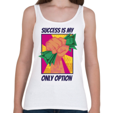 PRINTFASHION Siker az egyetlen opció - Női atléta - Fehér