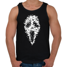 PRINTFASHION Sikoly denevérek - Férfi atléta - Fekete