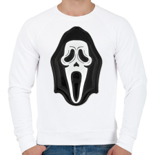 PRINTFASHION sikoly - Férfi pulóver - Fehér férfi pulóver, kardigán