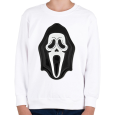 PRINTFASHION sikoly - Gyerek pulóver - Fehér