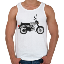 PRINTFASHION simson - Férfi atléta - Fehér atléta, trikó