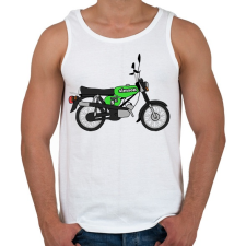 PRINTFASHION Simson - Férfi atléta - Fehér atléta, trikó