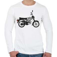 PRINTFASHION simson - Férfi hosszú ujjú póló - Fehér