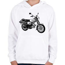 PRINTFASHION simson - Gyerek kapucnis pulóver - Fehér gyerek pulóver, kardigán