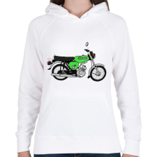 PRINTFASHION Simson  - Női kapucnis pulóver - Fehér női pulóver, kardigán