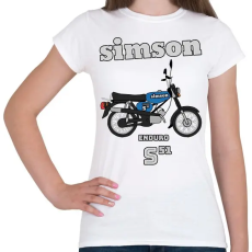 PRINTFASHION Simson  - Női póló - Fehér